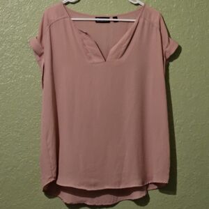 New York & Company Pink Blouse Sz XL